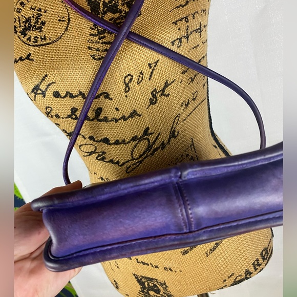 Recycled Riot hand dyed Vintage Coach Compact Pouch - Picture 7 of 15